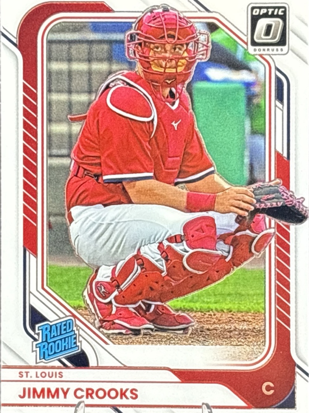 Panini Rated Rookie Baseball Trading Card - Jimmy Crooks